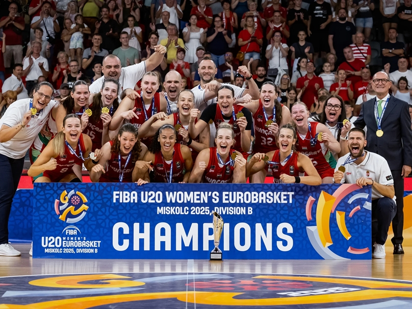 Rátkai Eszterék nyerték a B-divíziós U20-as Európa-bajnokságot